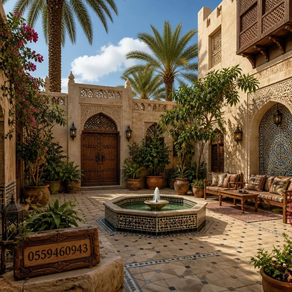 تصميم حوش البيت في جدة